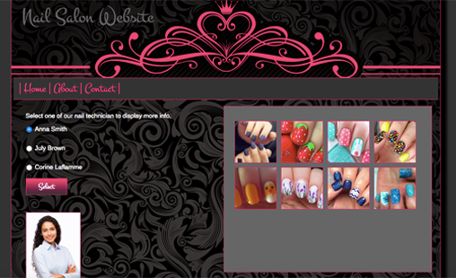 Nail Salon Website